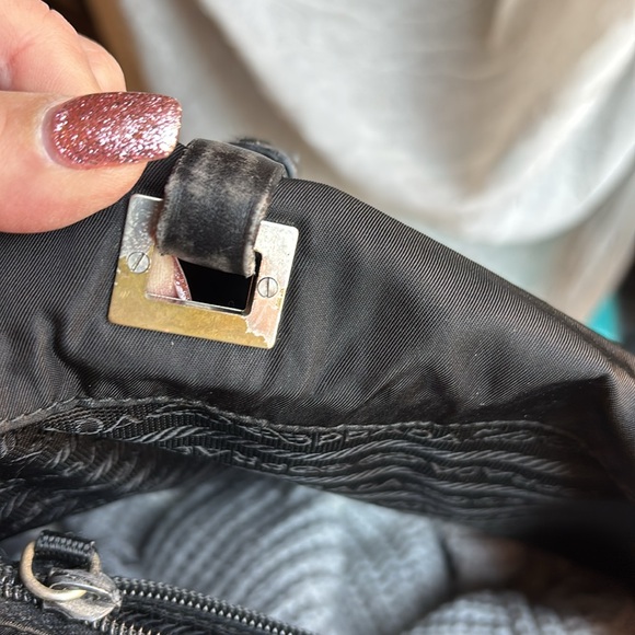 Authentic Prada  black nylon large tote - Picture 10 of 14